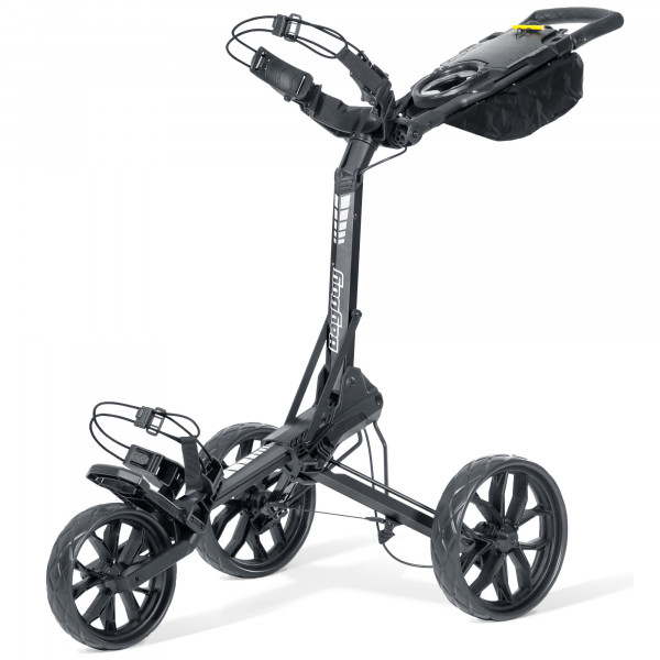 Bag Boy Slimfold 3-Rad Golftrolley, Grau / Weiß