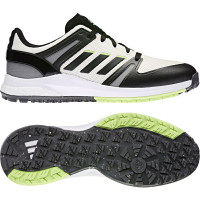 Adidas EQT Spikeless Herren Golfschuhe, WIDE, Offwhite / Schwarz / Grün