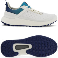 Ecco Core 2023 Herren Golfschuhe, Weiß / Blau