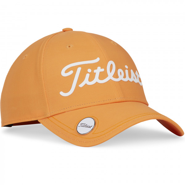 Titleist 2024 Players Performance Ball Marker Cap, Orange / Weiß