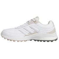 Vorschau: Adidas 2025 Zoysia Damen Golfschuhe, Weiß / Hellbraun Vorschau: Adidas 2025 Zoysia Damen Golfschuhe, Weiß / Hellbraun