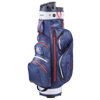 Big Max Aqua Silencio 3 Waterproof Cartbag, Navy / Silber / Rot