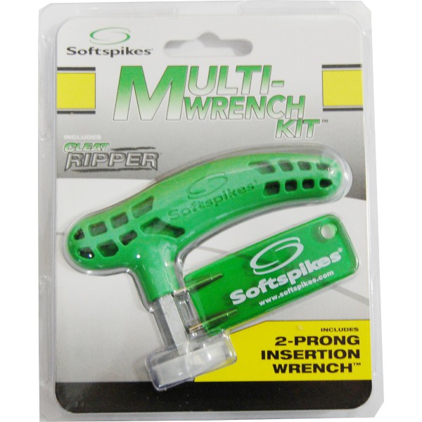 Softspikes Multi Wrench + Cleat Ripper, Spikeschlüssel + Spikeentferner Set