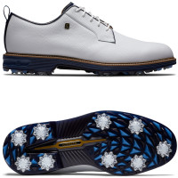 FootJoy 2024 Premier Series Field Herren Golfschuhe, Weiß / Navy