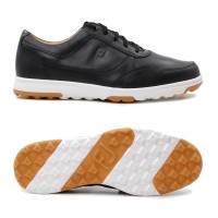 FootJoy Casual Herren Golfschuhe, WIDE, Schwarz