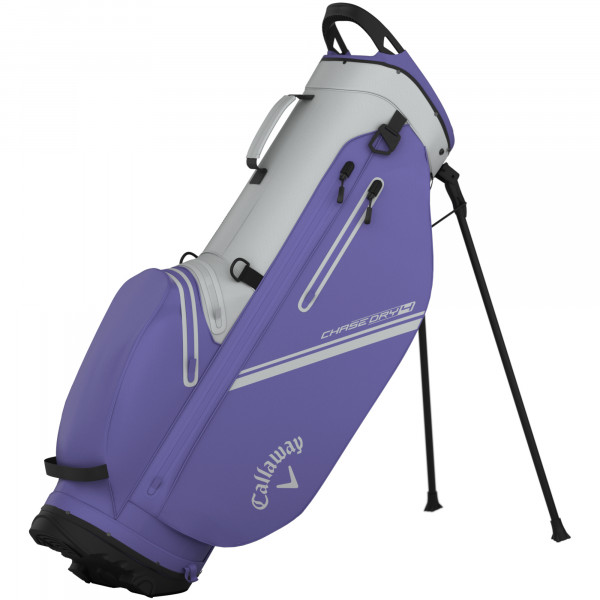 Callaway 2026 Chase Dry Waterproof Standbag, Silver / Purple