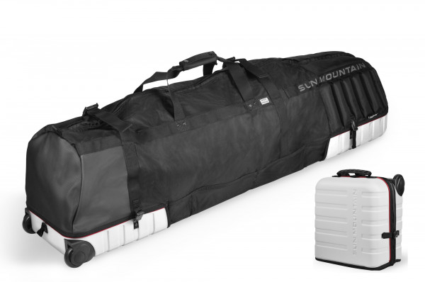 Sun Mountain KUBE Travelcover / Golf Reisetasche, Weiß / Schwarz / Rot