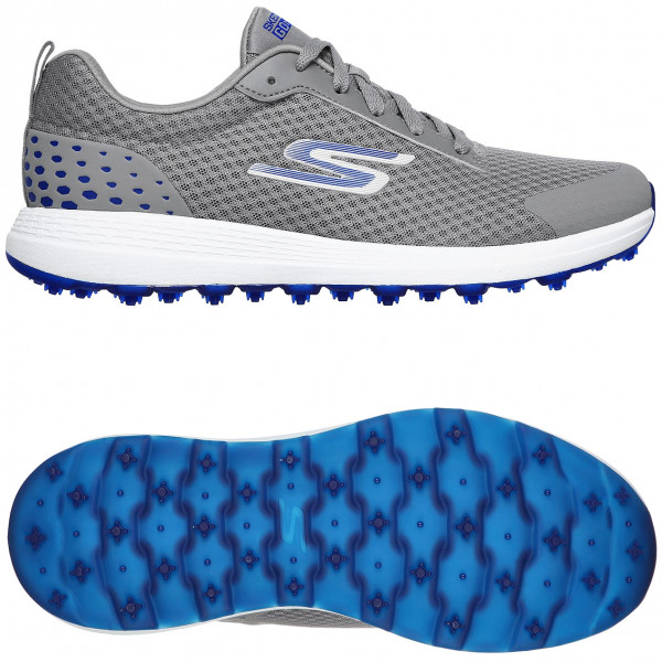 Skechers Max Fairway 2 Herren Golfschuhe, Grau / Weiß / Bau