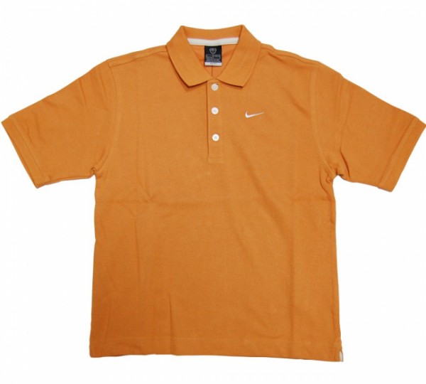 Nike Golf Dri-Fit Pique Jungen (Kinder) Polo, Orange, Größe L
