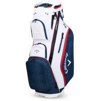 Callaway 2024 Org 14 Cartbag, White / Navy / Houndstooth / Red