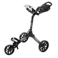 Bag Boy NITRON Auto-Open 3-Rad Golftrolley, Grau / Dunkelgrau