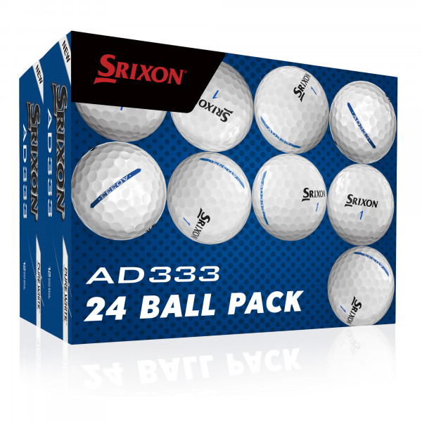 Srixon 2025 AD333 Golfbälle, Vorteilspack, 24 Stück