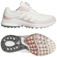 Adidas 2025 Zoysia BOA Damen Golfschuhe, Hellbraun / Weiß Adidas 2025 Zoysia BOA Damen Golfschuhe, Hellbraun / Weiß