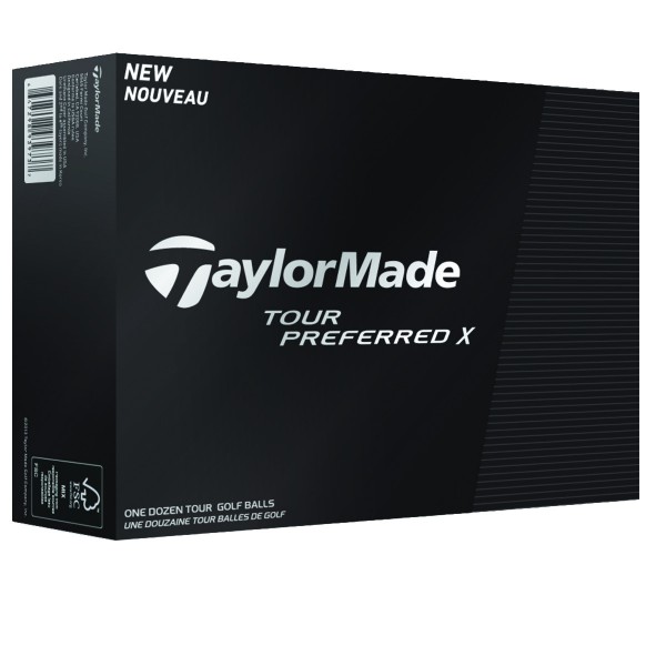 Taylor Made Tour Preferred X Logo Golfbälle, Weiß