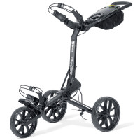 Bag Boy Slimfold 3-Rad Golftrolley, Grau / Weiß