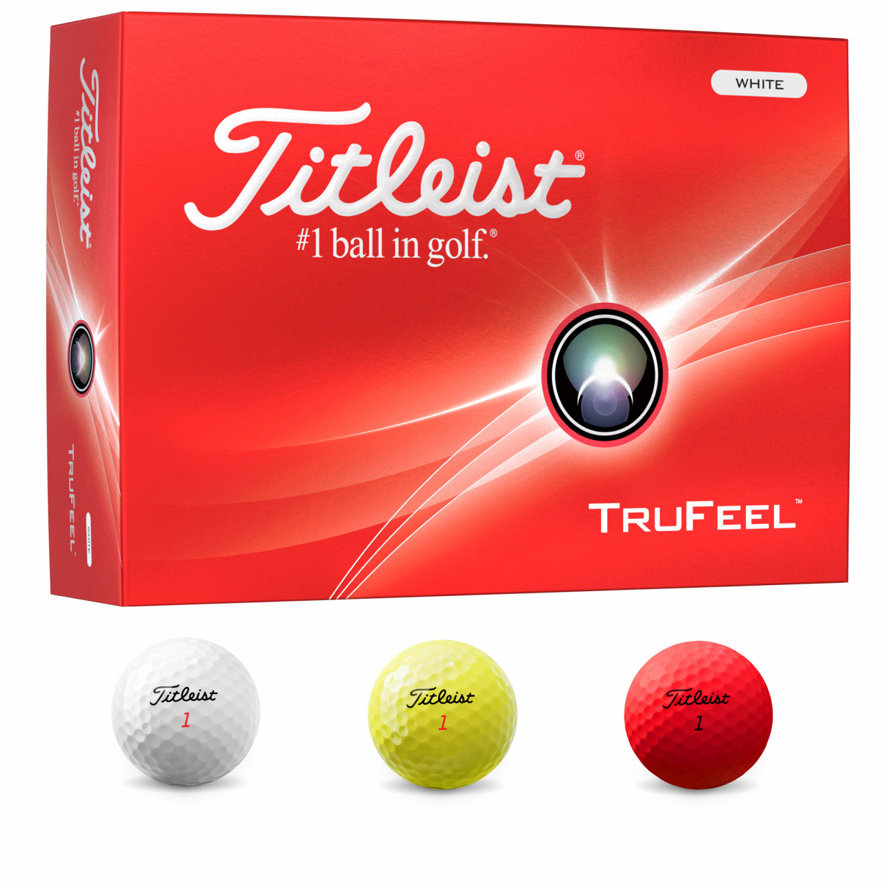 Titleist TruFeel 2024 Golfbälle, 12 Stück