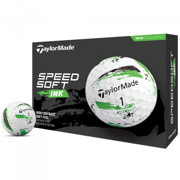 Taylor Made 2025 SpeedSoft INK Golfbälle, 12 Stück