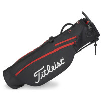 Titleist 2024 Premium Carrybag / Pencil Bag, Schwarz / Rot