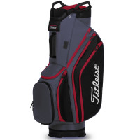 Titleist Lightweight Cartbag, Grau / Schwarz / Rot