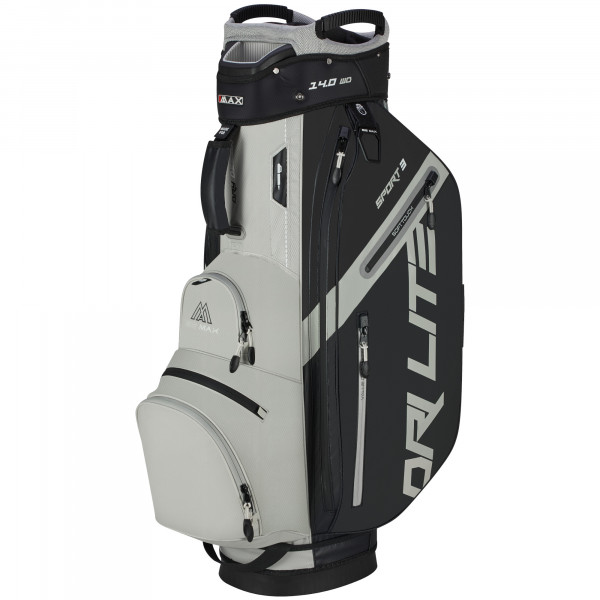 Big Max Dri Lite Sport 3 Waterproof Cartbag, Schwarz / Taupe