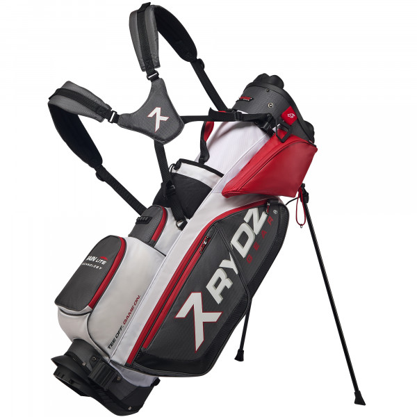 Rydz Gear Quiet Organizer 9 (QO9) Hybrid Standbag, Grau / Rot