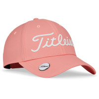 Titleist 2024 Players Performance Damen Ball Marker Cap, Coral / Weiß