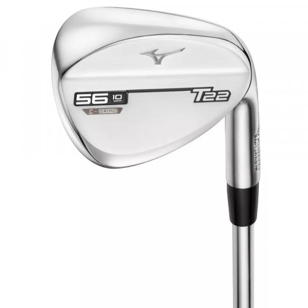 Mizuno T22 Wedge, Chrome Finish, Stahlschaft, Herren Rechtshand