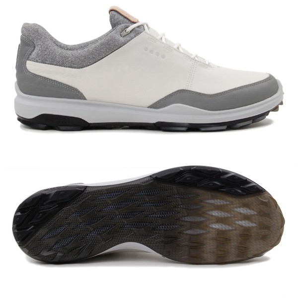Ecco Biom Hybrid 3 GTX Herren Golfschuhe, Weiß / Grau