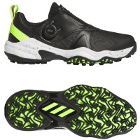 Adidas CodeChaos BOA 25 Herren Golfschuhe, Schwarz / Weiß / Gelb Adidas CodeChaos BOA 25 Herren Golfschuhe, Schwarz / Weiß / Gelb