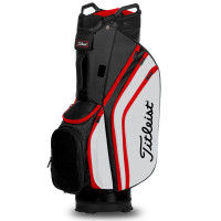 Titleist Lightweight 14 Cartbag, Schwarz / Weiß / Rot