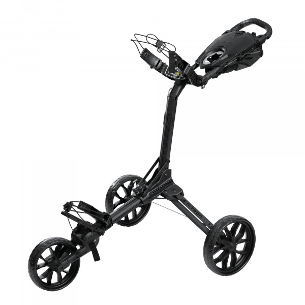 Bag Boy NITRON Auto-Open 3-Rad Golftrolley, Schwarz