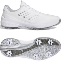 Adidas ZG23 Herren Golfschuhe, Weiß / Silbergrau