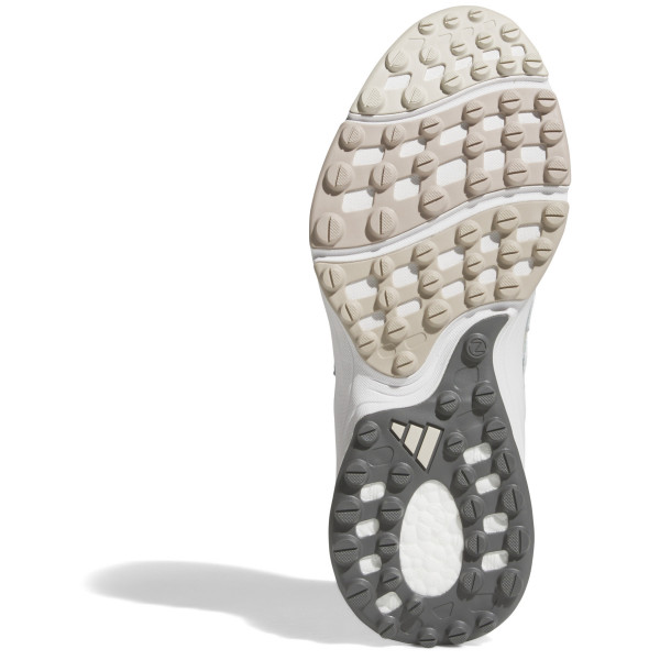 Adidas 2025 Zoysia Damen Golfschuhe, Weiß / Hellbraun