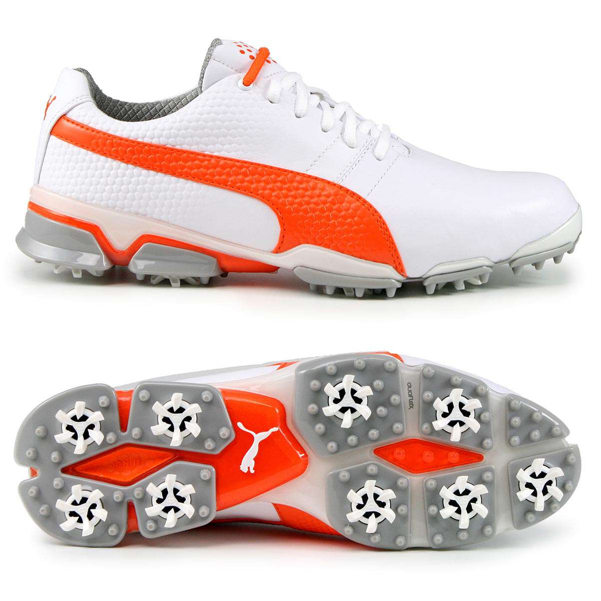 bouwen tieners Darmen Puma Titan Tour IGNITE Herren Golfschuhe, Weiß / Orange günstig kaufen |  Golflädchen