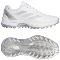 Adidas Adizero ZG Damen Golfschuhe, Weiß / Silbergrau Adidas Adizero ZG Damen Golfschuhe, Weiß / Silbergrau
