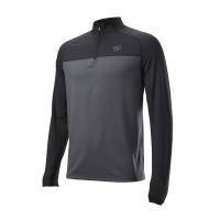 Wilson Staff Performance Thermal Tech Herren Pullover, Schwarz / Grau