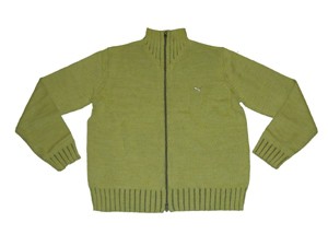 Puma Golf Knitted Zip Herrenjacke / Pullover, Hellgrün, Größe S (44/46)