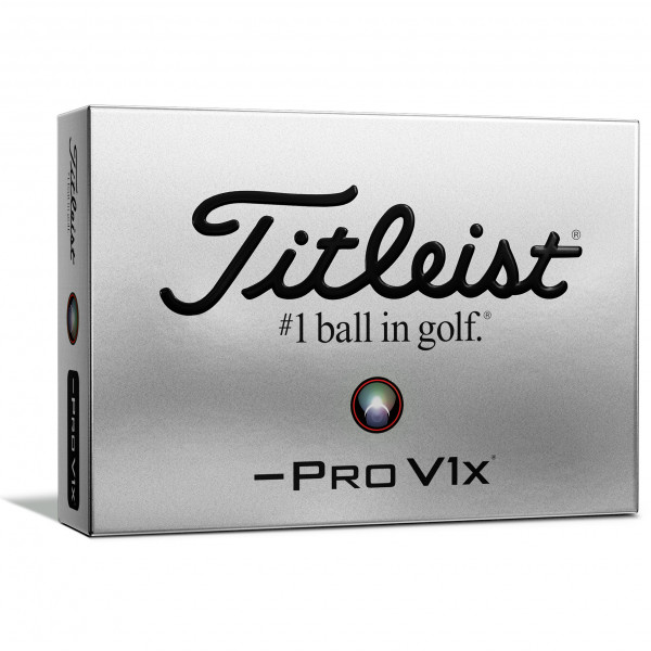Titleist Pro V1x Left Dash Golfbälle 2025, 12 Stück