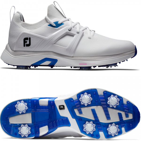 FootJoy Hyperflex 2024 Herren Golfschuhe, Weiß / Blau