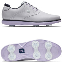 FootJoy Traditions 2024 Damen Golfschuhe, Weiß / Navy / Purple FootJoy Traditions 2024 Damen Golfschuhe, Weiß / Navy / Purple