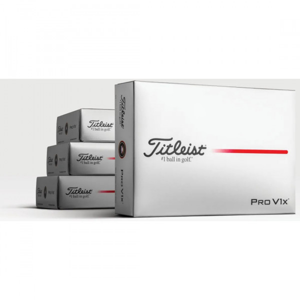 Titleist 3+1 Pro V1x Golfbälle 2025, Vorteilspack, 48 Stück