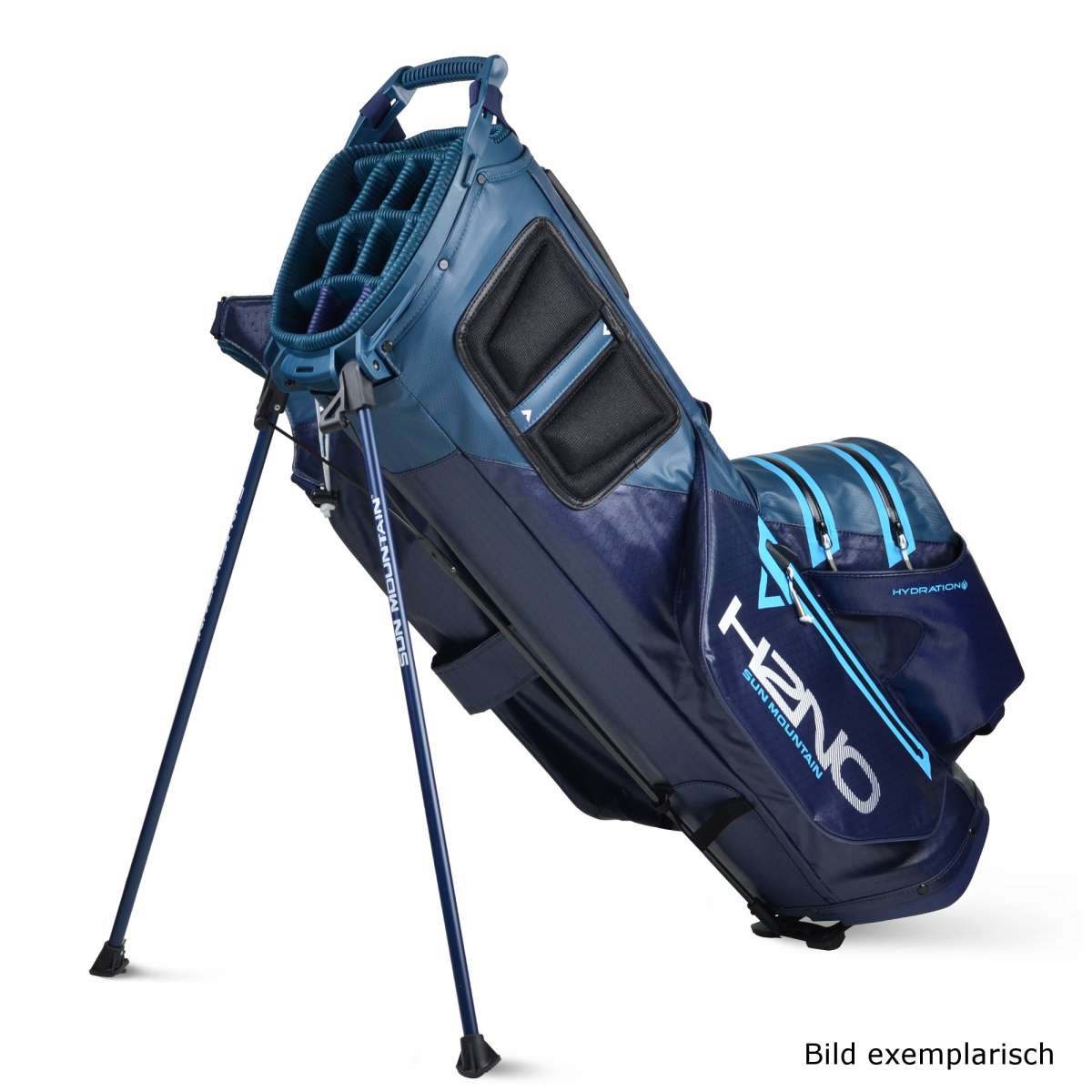 Sun Mountain H2NO 14 Way Waterproof Standbag Schwarz Grau gunstig kaufen Golfladchen