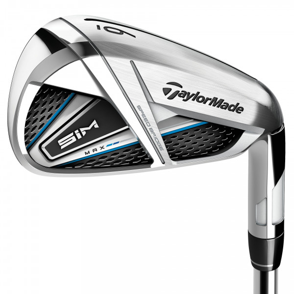 Taylor Made SIM Max Sand Wedge SW, 54°, Stahlschaft, R-Flex, Herren Rechtshand