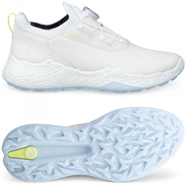 Ecco Biom H5.2 BOA Damen Golfschuhe, Weiß / Blau