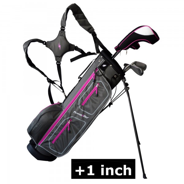 PowerBilt TPX 4.0 Damen Halbsatz Komplettset / Golfset, Rechtshand, +1 Inch länger
