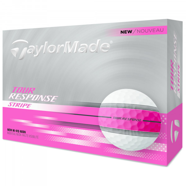 Taylor Made Tour Response Stripe Golfbälle, 12 Stück