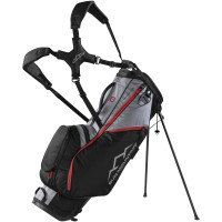 Sun Mountain Forerunner 14-way Standbag, Black / Nickel / Red