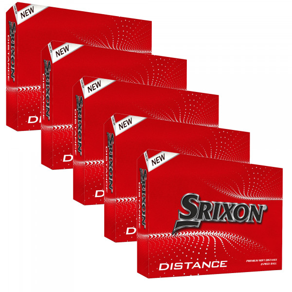 Srixon 2025 Distance Premium Soft Golfbälle, Vorteilspack, 60 Stück