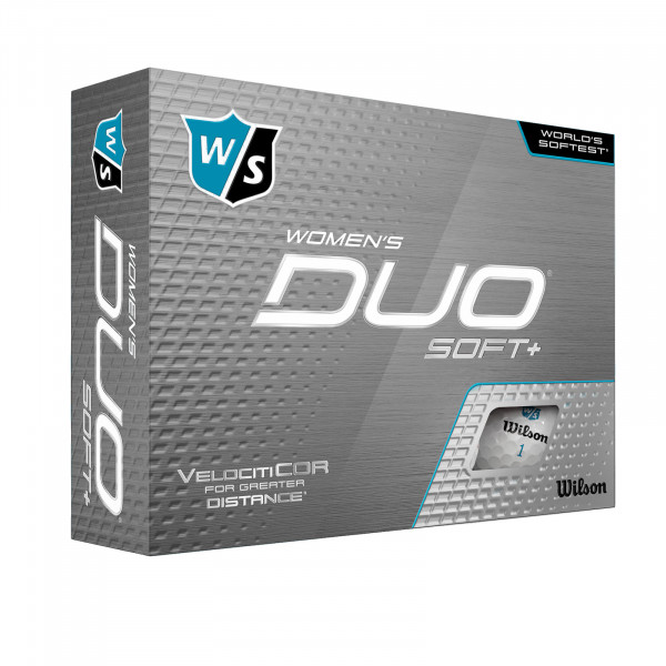 Wilson Staff DUO Soft+ Damen Golfbälle, 12 Stück