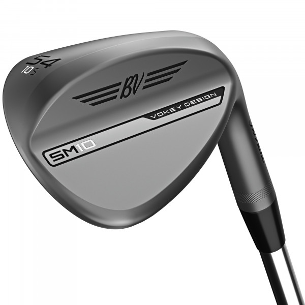 Titleist Vokey Design SM10 Wedge, Nickel, Stahlschaft, Herren Linkshand